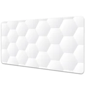 Decormat Namizna podloga Bela Honeycomb 120x60 cm