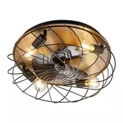 PLAFONSKI VENTILATOR boja pinije  crna