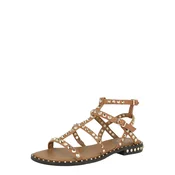 ASH Sandale s remenčićima PRECIOUS02 boja devine dlake (camel) / zlatna