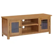 shumee TV omarica, 110x35x44 cm, masivni hrastov les