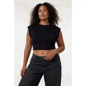 Trendyol Curve Ženska bluza Tbbss26Af00066, Crna