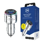 3MK 3MK HYPER AVTOODDAJALEC 48W QC PD PPS ZA AVTOMOBILE USB 1C1A SREBRN