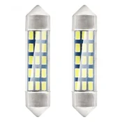 shumee LED žarnice STANDARD 3014 15SMD Festoon C5W C10W C3W 39mm Bela 12V AMIO-01091