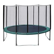 Homestar Trampolin z ograjo in zeleno oblogo D426 cm