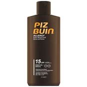 Piz Buin Losjon za zaščito pred soncem za občutljivo kožo Allergy SPF 15 (losjon za občutljivo kožo) 200 ml