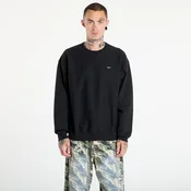 Mikina Nike Solo Swoosh Mens Fleece Crew Black/ White XL