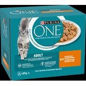 ONE Megapack mačja hrana Adult - piščanec in zeleni fižol, 24 x 85 g - 2.040 g