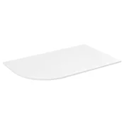 PULSE Pult iz kamnitega kamna 757x12x462mm, desni, bela mat - Bela - 75,7x1,2x46,2 cm - Sapho - PULSE console - 24 - Trdna površina - 757 - 12 - 462 - 14