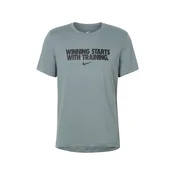 Nike M NK DF TEE WINNING, muška majica za fitnes, siva HV4187