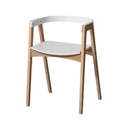 oliver furniture otroški stolček white/oak
