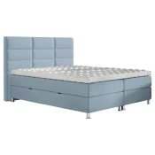 Carryhome POSTELJA Z VZMETNICO 140 cm x 200 cm , tekstil turkizna