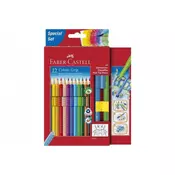 Faber Castell drvene bojice GRIP 1/12+2 flomastera CONNECTOR