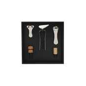 L`Atelier du Vin 095465 Le Ratelier a Outils du Vin orodje za vino v lesenem okvirju