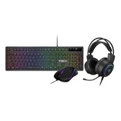 Tastatura + miš + Slušalice Gamdias Poseidon E2 žicani