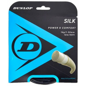 Teniska žica Dunlop Silk (12 m) - black