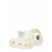 Crocs Odprti čevlji IAM Rainbow Unicorn, bela