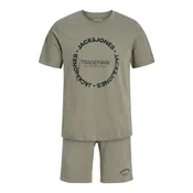 JACK & JONES Trenirka za tek JJBENSON oliva / temno zelena