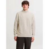 JACK & JONES Pulover JWHJEREMY greige