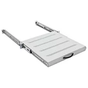 Triton 19 izvlečna polica s perforacijo 1U 350 mm (30 kg) črna