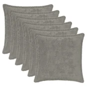 vidaXL Prevleka za blazino 6 kos HOUTEN Svetlo siva 35 x 35 cm