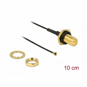 Brezžična antena - kabel rpsma m/MHF 0,1m 12464 Delock