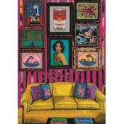 Heye - Puzzle Dnevna soba z Warholom - 1 000 kosov