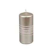 eoshop Sveča CIRKON VALJ Božič kovinsko sijoče d6x13cm