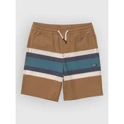 Salty Crew Crew Stripe Volley Kids kopalne hlače bronze brown