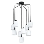 Eglo 39738 - Luster na sajli BERNABETTA 9xE27/40W/230V bela