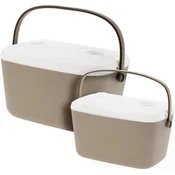 ProGarden Komplet hladilnih skrinjic 2 kosa POLAR beige KO-Y22000170