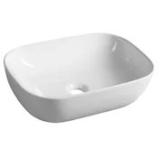 AQUALINE Belo Keramično Umyvadlo za Pult 46x34cm, Znamka BRUCKNER