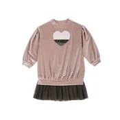 Chicco Obleka temno zelena/staro roza/črna/off-bela