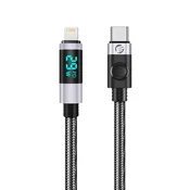 Orico Orico LDC2L USB-C v Lightning PD kabel, 29W, LED, 480Mbps, 2m - črn