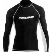 Cressi Neopren Rash Guard Man Long Sleeve Black/White XL