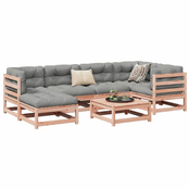 7-dijelni set vrtnih sofa od masivnog drva duglazije