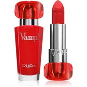 Pupa Vamp Extreme Color Lipstick With Volumizing Treatment 302 - Ruby Red (3.5 G)