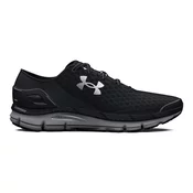 UA Mens Shoes Speedform Gemini, Black/Mod Grey/Metallic Silver - 41