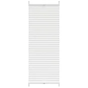 Vidaxl Plise Harmonika Zavese velikost 50 x 150 cm Bele barve