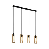 Eglo 44053 - Luster na sajli LITTLETON 4xE27/60W/230V