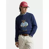Polo Ralph Lauren Pulover 710A13002001 Modra Regular Fit