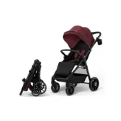 Kinderkraft Ogrodje s sedežno enoto Grande 2 dark ruby
