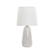 Kermicka lampa Item, 22 x 22 x 40 cm, Bela
