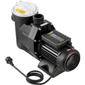 VEVOR Enojna hitrost bazenske črpalke 1300W 17 m maksimalna višina 28800 L/h maksimalni pretok s časovnikom