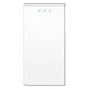 ELEKTRO SMART DESIGN LINE mehanicki modul 1/2 za jednopolni prekidac s fluorescentnom indikacijom, bijeli DL-86-1/21G1W-WT