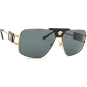 VERSACE Muške naocare za sunce 0VE2251 100287 63, Zlatne boje