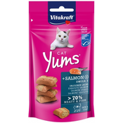 Vitakraft Cat Yums z lososom in Omego 3 za mačke 40 g