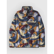 Patagonia LW Synch Snap-T Half-Zip Fleece Sweater smolder blue