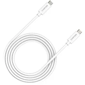 CANYON cable UC-42 USB-C to USB-C 240W 20Gbps 4k 2m White