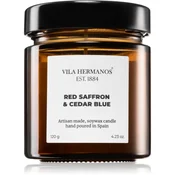 Vila Hermanos Apothecary Red Saffron & Cedar Blue scented candle 150 g