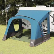 vidaXL Kampirna šotora s streho Modra 410 x 275 x 245 cm